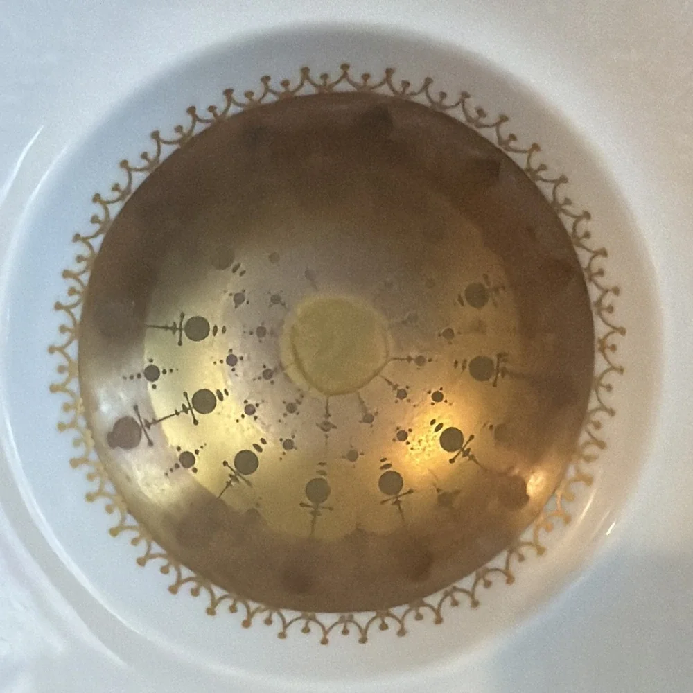 Vtg Rare Rosenthal Studio Line / Bjørn Wiinblad Quatre Couleurs Round Bowl 6.42